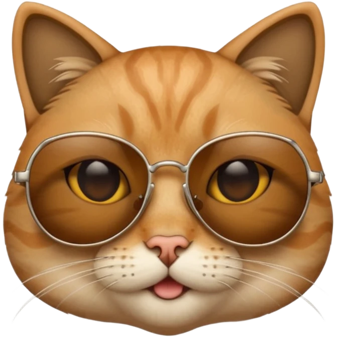 cat wearing sunglasses emoji