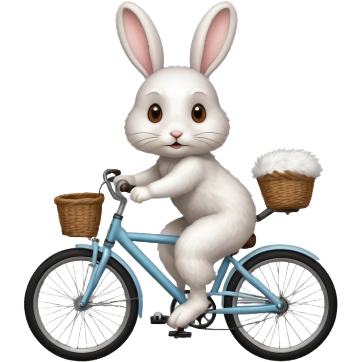 Rabbit is riding  emoji