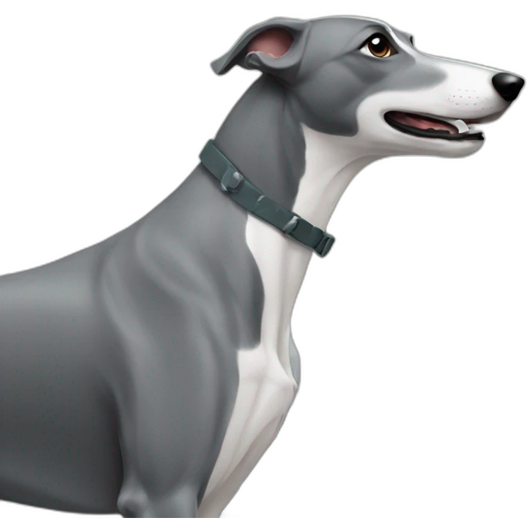 Greyhound building fence emoji