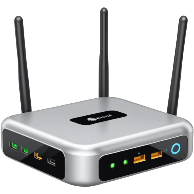 Mini modem router distrubitor emoji