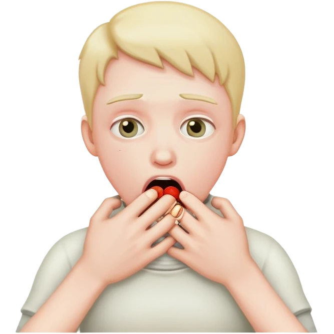 person choking their self  emoji