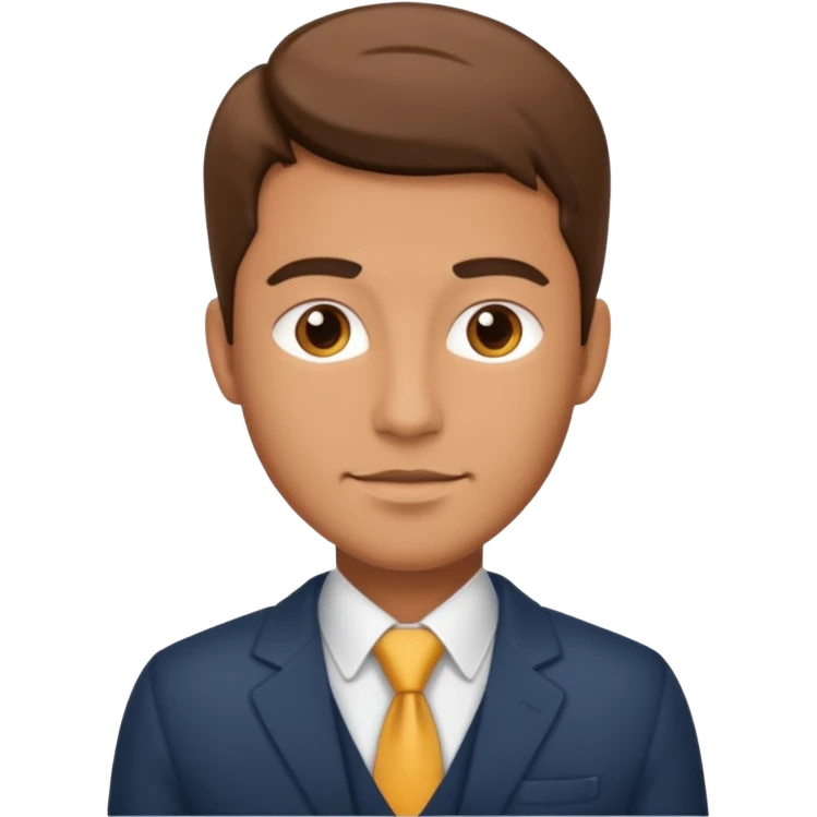 a handsome IT professional emoji
