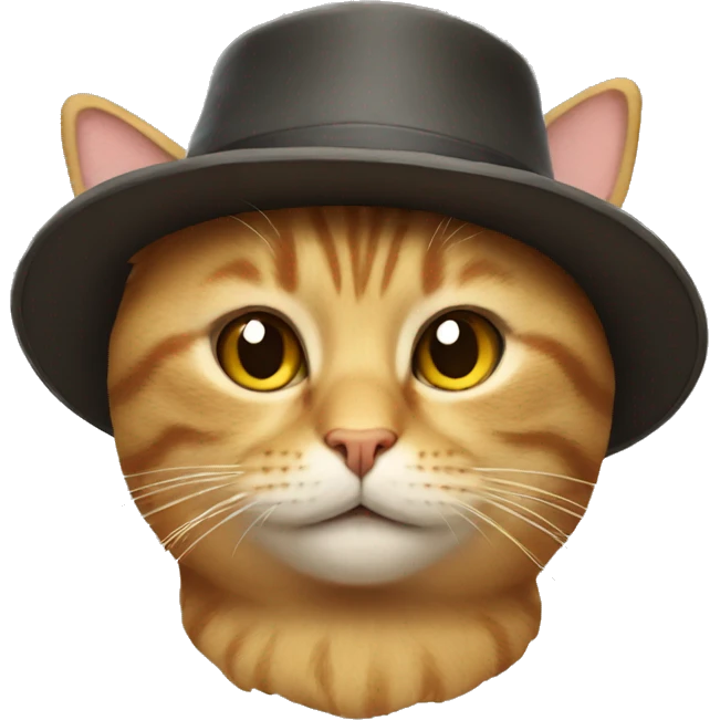 Cat with a hat emoji
