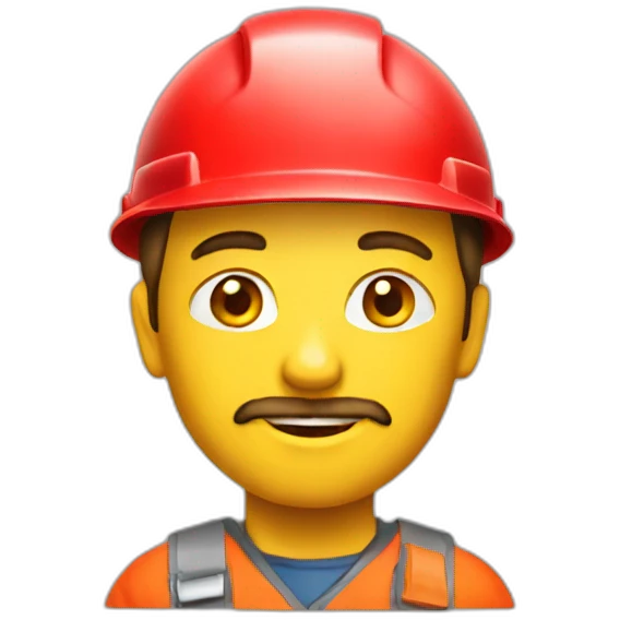 Builder red emoji