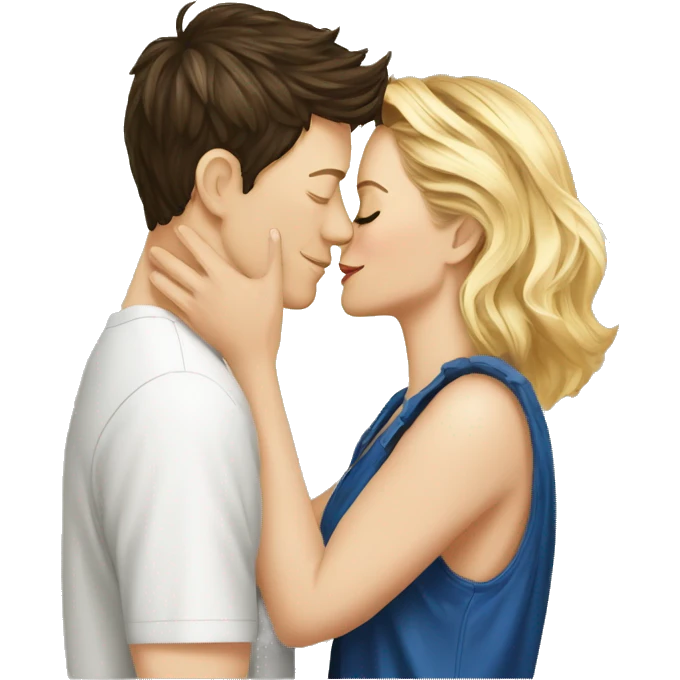 Cory monteith and dianna agron kiss emoji