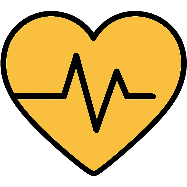life icon in gold and black emoji