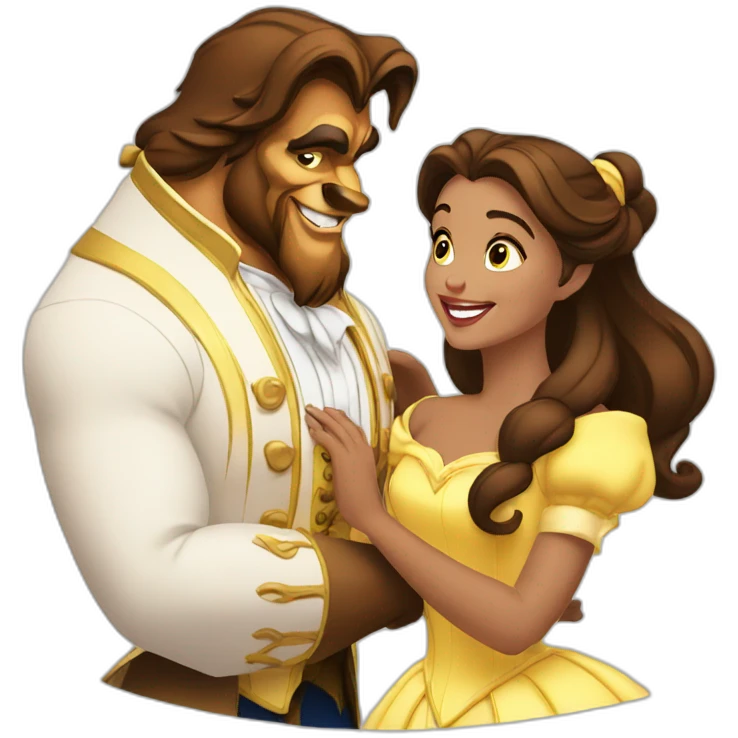 beauty and the beast emoji