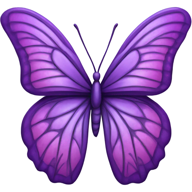 Purple butterfly emoji