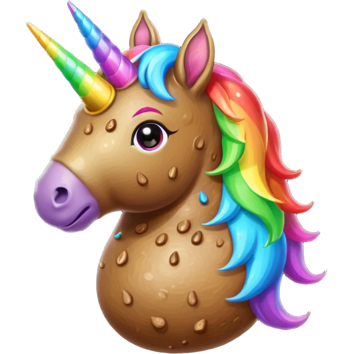 Poop unicorn  emoji