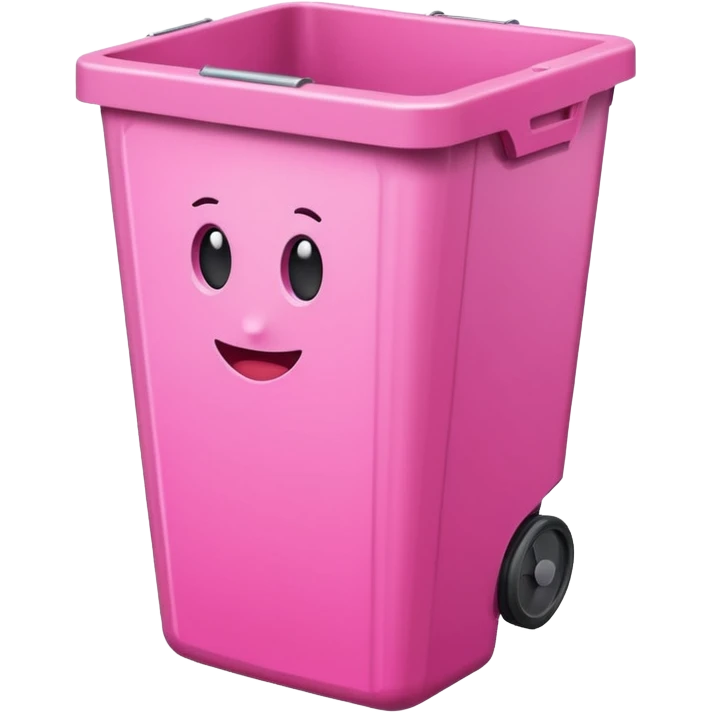 pink recycle bin

 emoji