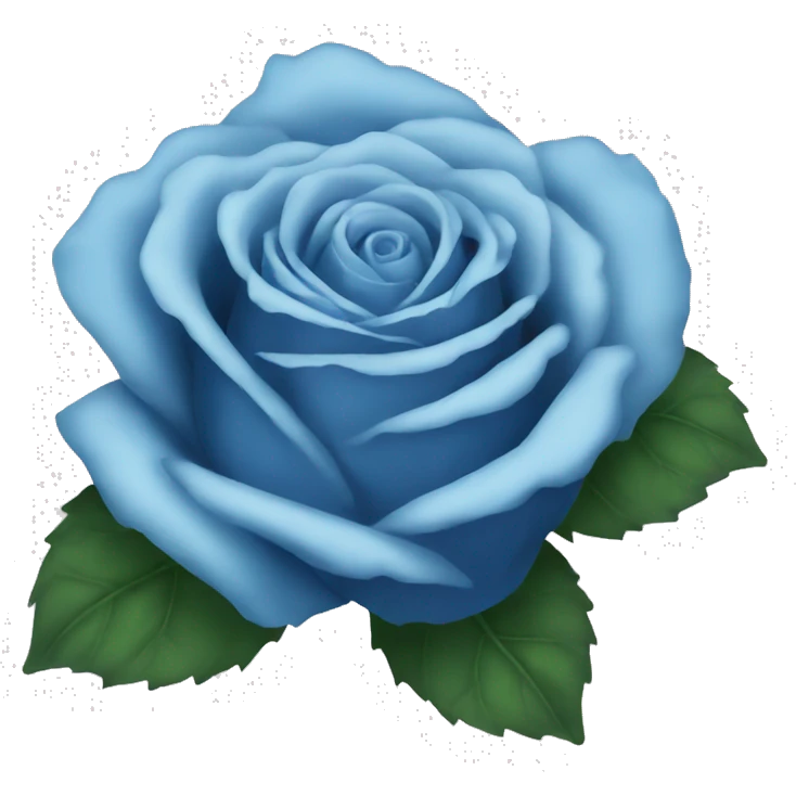 blue roses emoji