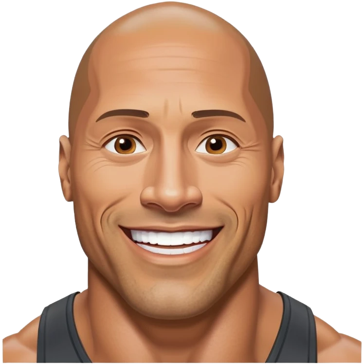 Dwayne the rock johnson emoji