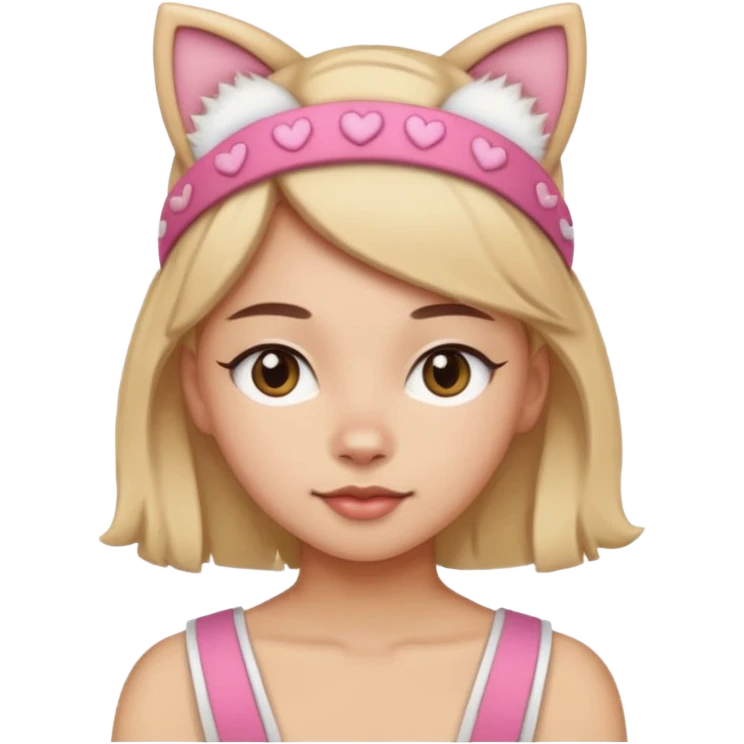 Kitty headband emoji