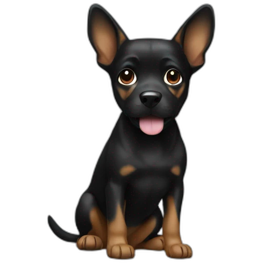 dog black emoji