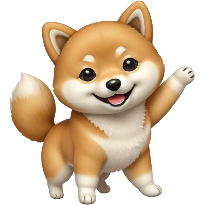 happy shiba inu dancing emoji