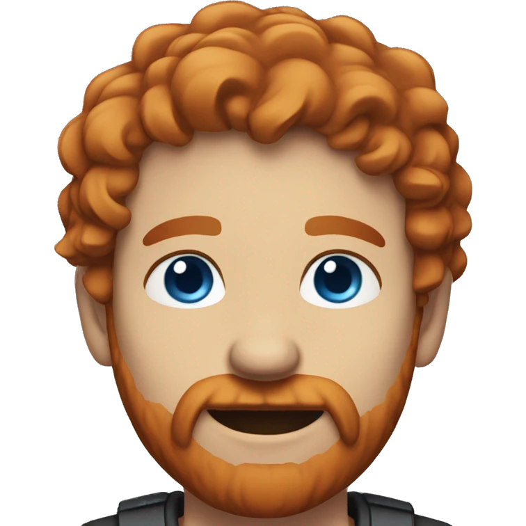 30 year old, male, red hair, pale, beard, blue eyes emoji