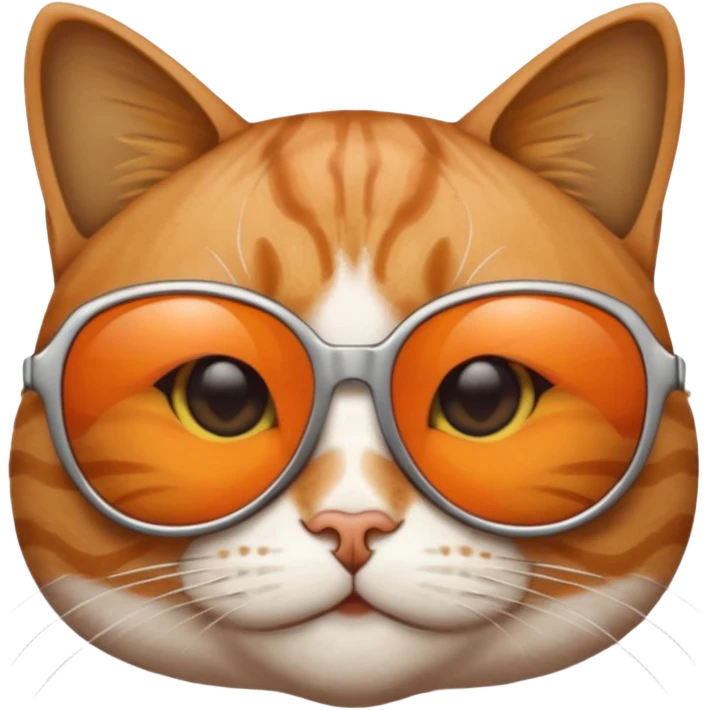 Cat wearing sunglasses emoji