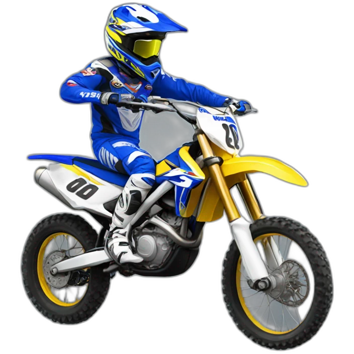 Moto cross yz emoji