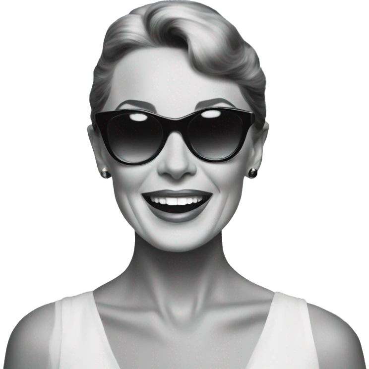 audery hepburn at beach emoji