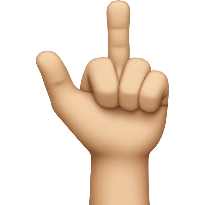 index finger emoji emoji