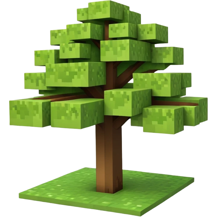 Minecraft tree emoji