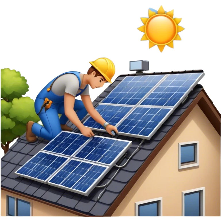 installateur panneaux solaires toiture emoji