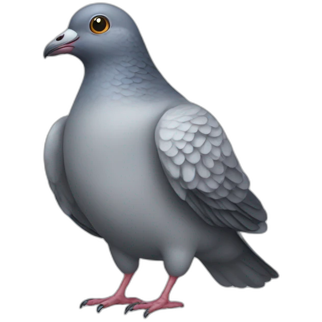 human pigeon emoji
