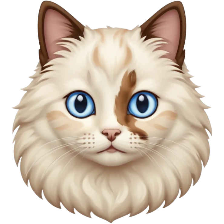 Color point cat emoji