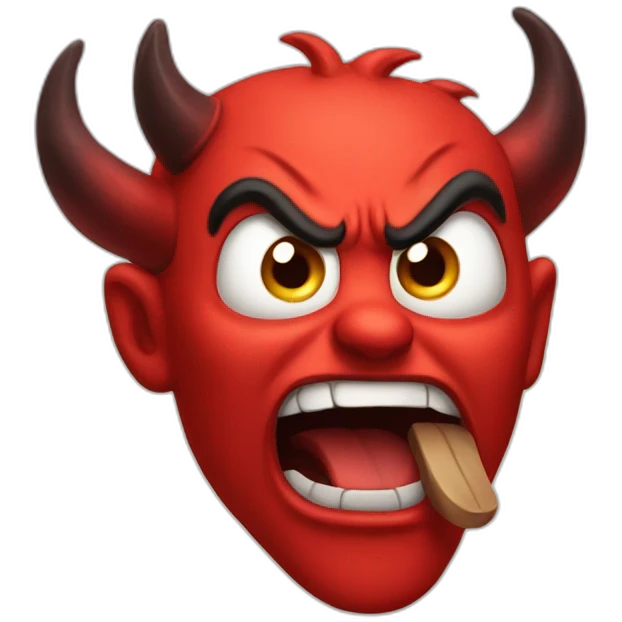 SURPRISED DEVIL  emoji