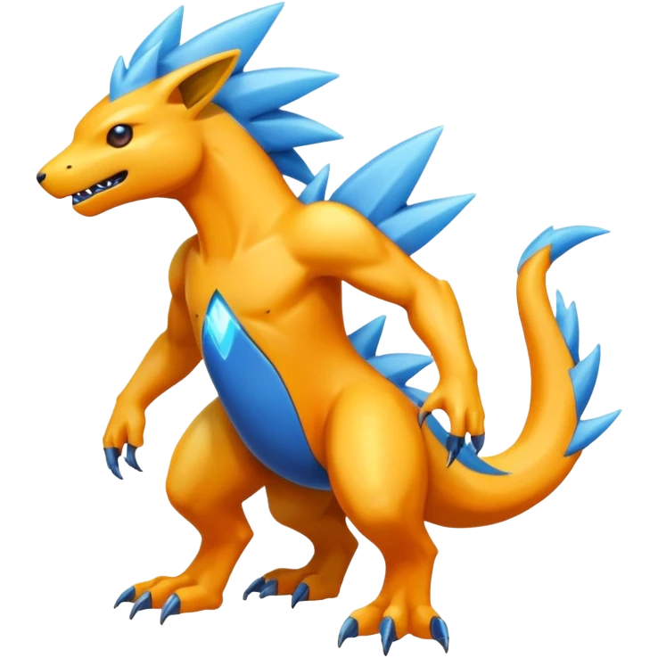 Manectric-Electrike-Fakémon-hybrid-creature (full body)  emoji