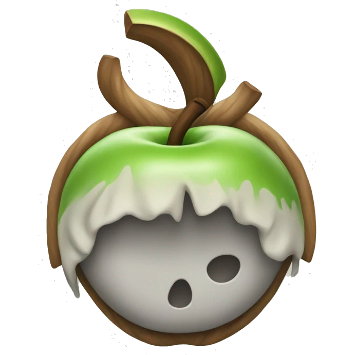 Buatkan logo apple emoji