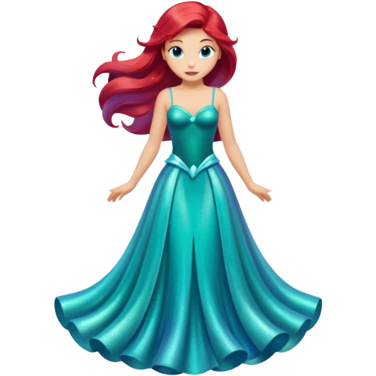 Ariel’s dress emoji