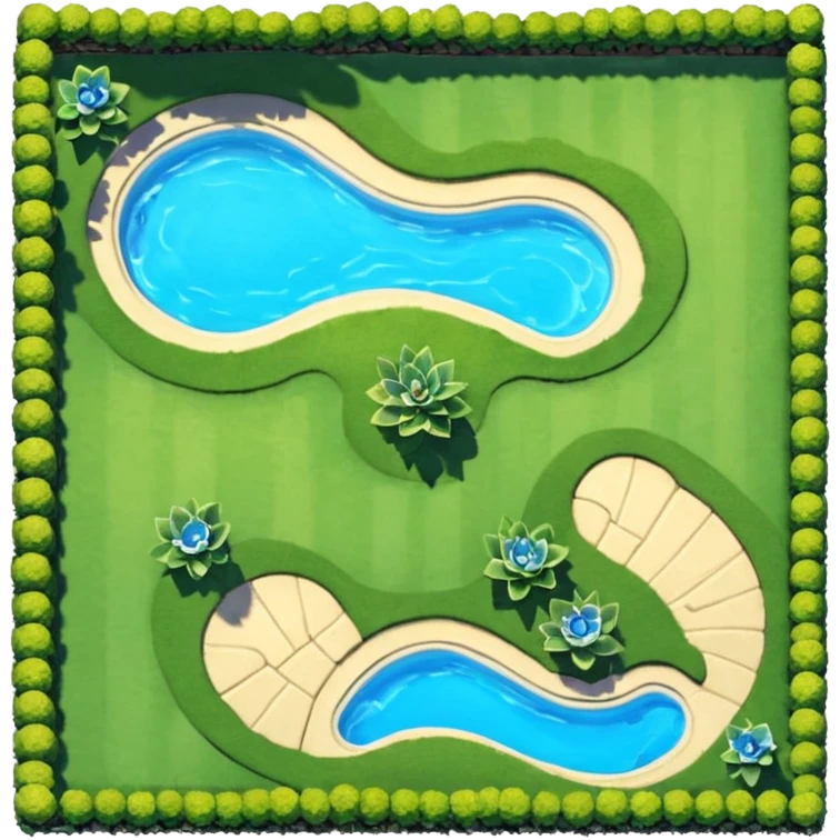 новогодняя елка, вид сверху emoji