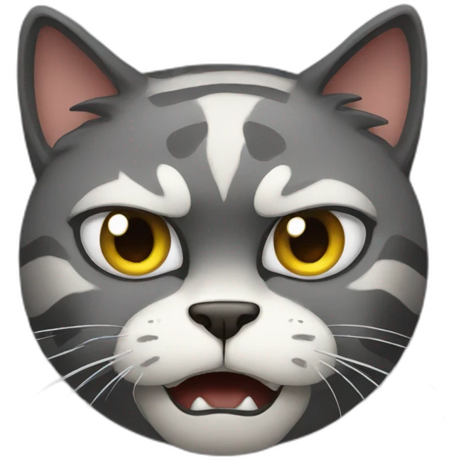 Angry cat emoji