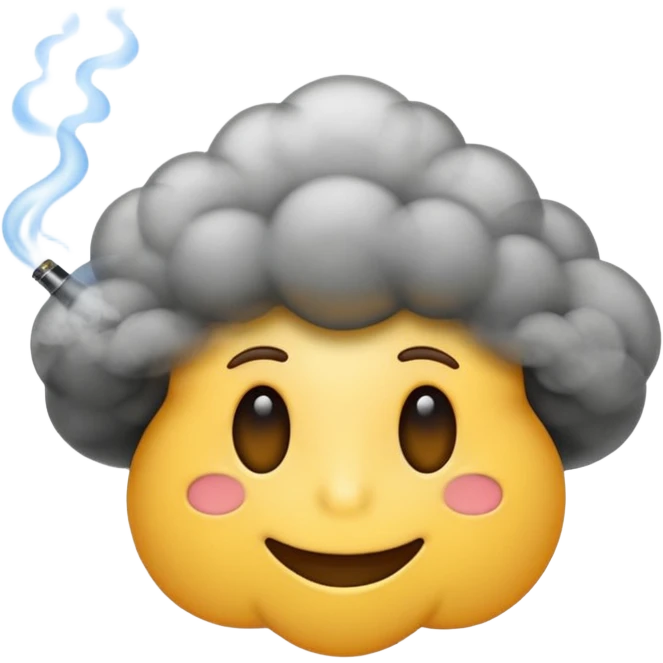 😎 emoji exhaling smoke emoji