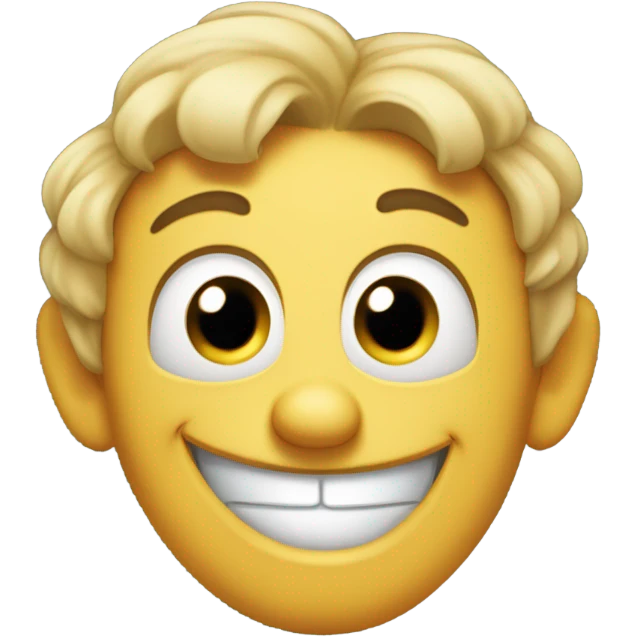 Cross eyed and derpy smile emoji