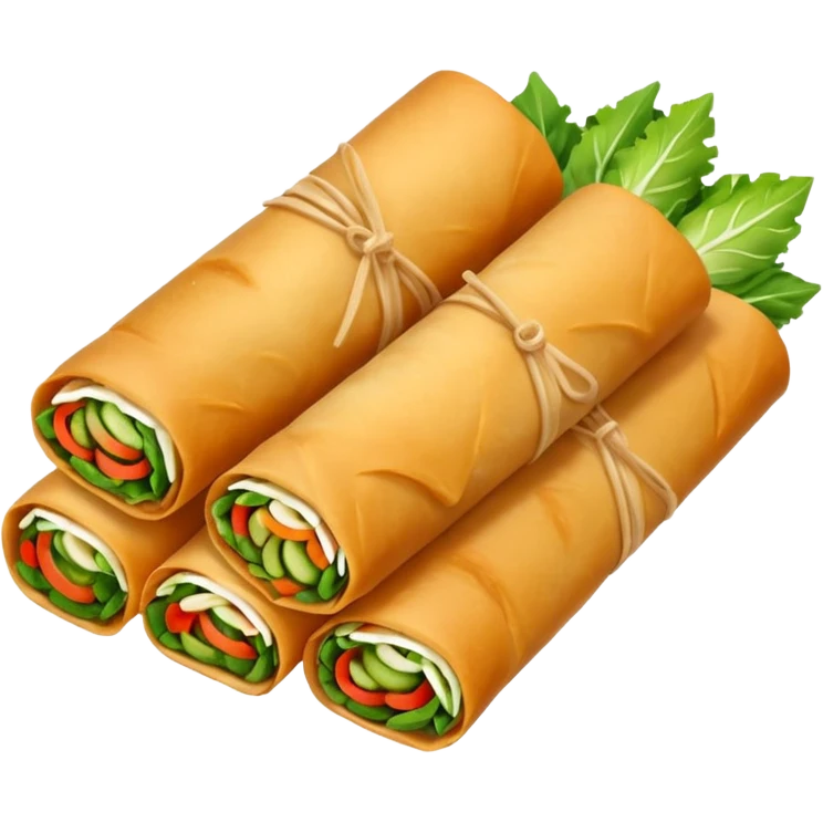 spring rolls emoji