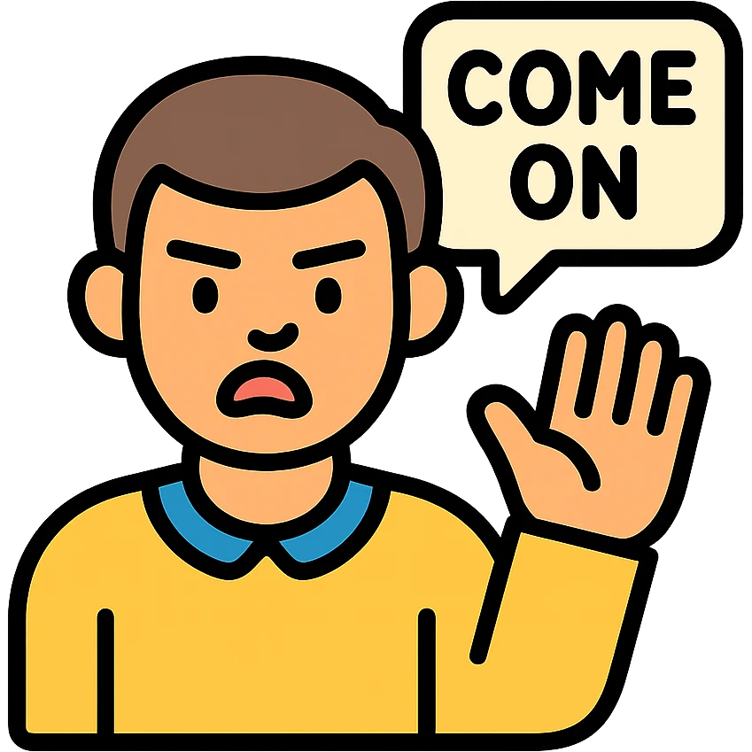 come on, man emoji
