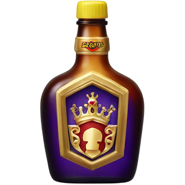 Crown royale drink bottle emoji
