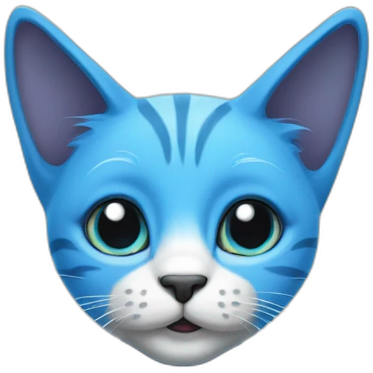 blue smurf cat emoji