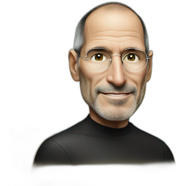 Steve jobs on the beach emoji