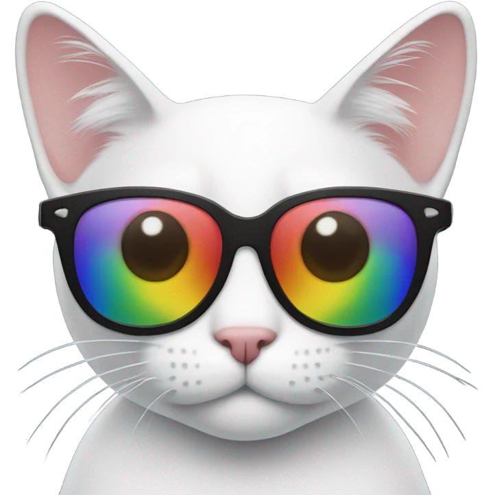 Gay Cat with sunglasses emoji