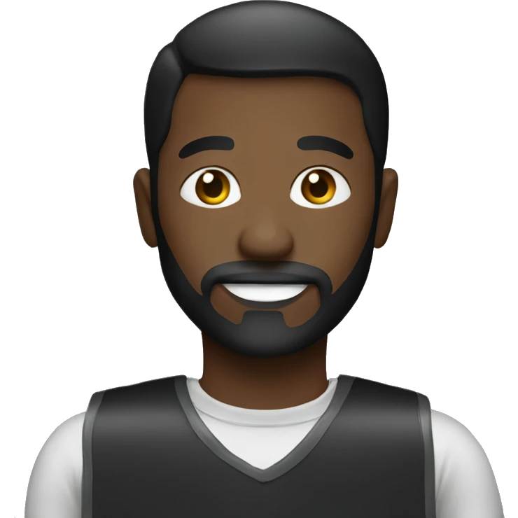A man holding a black board  emoji