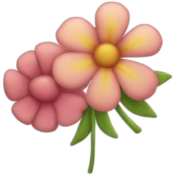 Flowers and bow emoji