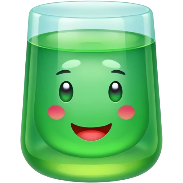 Green gelatin emoji emoji