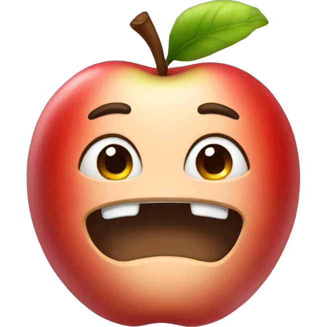 apple cute emoji