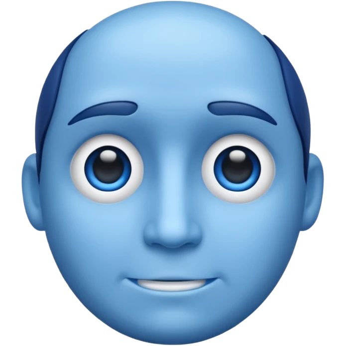 👺 Turn this emoji in blue emoji