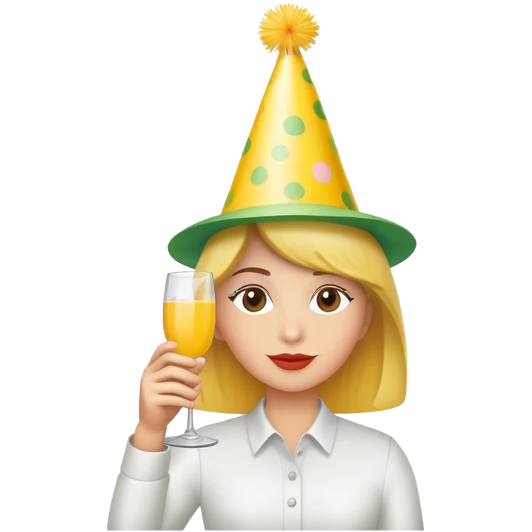 Beso con mimosa emoji