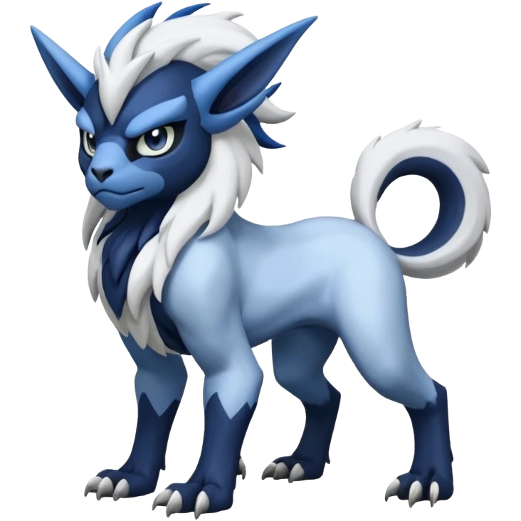 Samurott-Absol-Fakémon-hybrid-creature (full body)  emoji