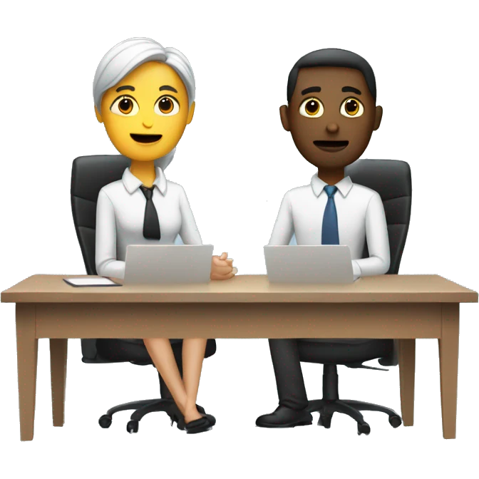 2 person in a meeting emoji